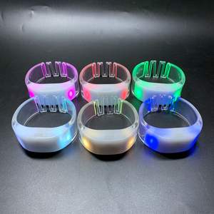 سوار ليد مضيء بالتحكم عن بعد Dmx سوار معصم مفضل تنشيط الصوت سوار معصم للحفلات الموسيقية - Product Image 2