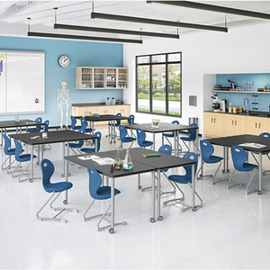 Thiết kế mới bàn học sinh chất lượng tốt và Bàn gấp để sử dụng đa mục đích trong lớp học - Product Image 2