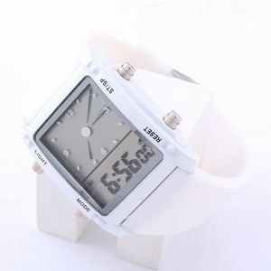 <span class=keywords><strong>Montre</strong></span> numérique multifonction pour hommes, nombres de 5, accessoire de Sport, à LED, alarme Chrono, rétro, éclairage carré - Product Image 6