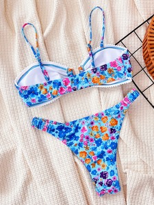 PASUXI 2026 Ensemble <span class=keywords><strong>de</strong></span> bikini imprimé deux <span class=keywords><strong>pièces</strong></span> personnalisé, <span class=keywords><strong>maillot</strong></span> <span class=keywords><strong>de</strong></span> <span class=keywords><strong>bain</strong></span> bustier dos nu pour femme, tenue <span class=keywords><strong>de</strong></span> plage sexy - Product Image 4