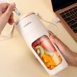 Blender portabel baru Penjualan Terbaik mesin Juicer anggur pemeras jeruk penghancur es 1500mAh