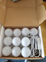 Kit de lampes pour miroir de salle de bains, ampoules à LED 10 avec gradateur tactile, 3 couleurs, miroir de courtoisie, lampes style Hollywood, maquillage