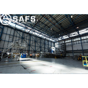 Struttura a traliccio in acciaio per hangar industriale aeronautico per impianti aeronautici - Product Image 6