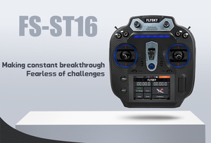 Nuevo Transmisor Digital FLYSKY FS-ST16 de 16 Canales y 2.4G con Receptor SR8 para Drones, Autos, Barcos, Aviones RC, Protocolo ANT, Hecho de Plástico - Product Image 2