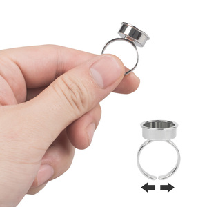 Un ensemble de 5 modèles tasses en métal Microblading anneau <span class=keywords><strong>rose</strong></span> tasse d'encre de <span class=keywords><strong>tatouage</strong></span> pour aiguille de <span class=keywords><strong>tatouage</strong></span> fournitures accessoires maquillage outils de <span class=keywords><strong>tatouage</strong></span> - Product Image 4