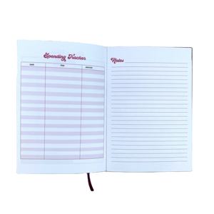 Planificateur financier <span class=keywords><strong>professionnel</strong></span> A5 pour les employés de <span class=keywords><strong>bureau</strong></span> - Relié avec logo personnalisé et objectifs de défis mensuels - Product Image 3