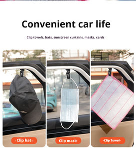 ركن السيارة مع صمغ فائق _ حاملة نوت نظارات شمسية لنافذة السيارة مشبك بطاقات مشبك مع تذكرة سيارة لاصقة - Product Image 5