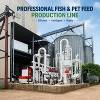 Machine de fabrication d'aliments pour poissons flottants entièrement automatique LIMA, équipement de traitement des aliments pour poissons-chats, ligne de production d'aliments pour poissons de 1 tonne/h