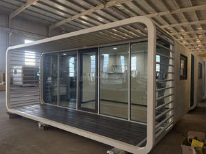 Maison préfabriquée modulaire en acier Apple Cabin, maisonnette écologique à énergie solaire pour utilisation en hôtel et en complexe hôtelier en plein air - Product Image 2