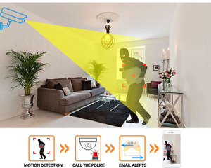 Visión nocturna a todo color 8CH PoE Cámara IP NVR Kit Detección de movimiento IP65 a prueba de agua - Product Image 6