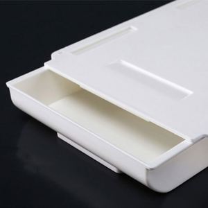 Office Under <b>Desk</b> Organizer Self-Adhesive Hidden Drawer Storage Box - Product Image 3