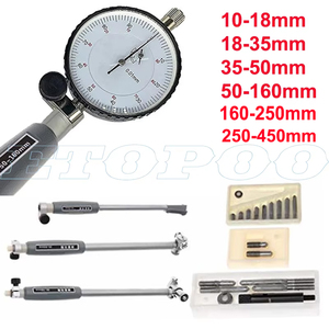 Phạm vi 10-18.5/18-35/35-50/50-160/160-250/250-450mm Đường kính bên trong đo que + thăm dò (không có chỉ số) khoan quay số chỉ số - Product Image 6