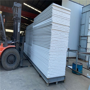 Panel Sándwich <span class=keywords><strong>de</strong></span> Acero Aislado <span class=keywords><strong>de</strong></span> 50 mm con Poliuretano Insonorizante para Aislamiento <span class=keywords><strong>de</strong></span> Techos y Paredes <span class=keywords><strong>de</strong></span> Casas, Material Metálico - Product Image 2