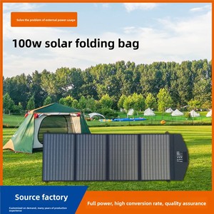 <span class=keywords><strong>Kit</strong></span> <span class=keywords><strong>solaire</strong></span> portable pliable SFZD-100 de 100 W pour le <span class=keywords><strong>camping</strong></span> en plein air, les <span class=keywords><strong>camping</strong></span>-cars et les voyages routiers, <span class=keywords><strong>panneau</strong></span> <span class=keywords><strong>solaire</strong></span> mobile pour charger les téléphones - Product Image 2