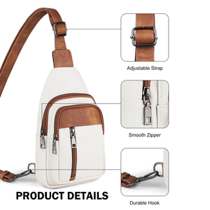Factory Wholesale Price Genuine Leather Crossbody Hot Sale New Design Chest <b>Bag</b> <b>for</b> <b>Men</b> Unisex Soft Crossbody <b>Bag</b> <b>For</b> Unisex - Product Image 5