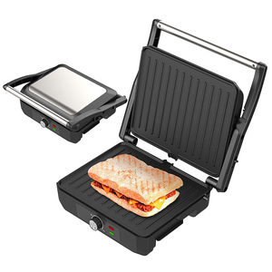 Grille-pain à sandwich 1000W, appareil à toasties à remplissage profond, presse à panini 2 tranches, <span class=keywords><strong>grill</strong></span> électrique avec plaques antiadhésives - Product Image 5