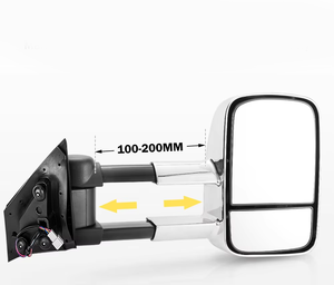 Espejos Retrovisores Laterales Extensibles con Intermitentes <span class=keywords><strong>para</strong></span> Mazda BT-50 BT50 MY 2012-2020, Cromados, Eléctricos, 4x4 - Product Image 5