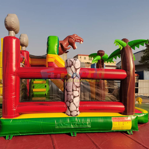 Castillo inflable con tobogán de dinosaurio T-Rex 3D, casa de brinco inflable para exteriores. - Product Image 2