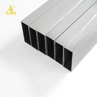 Anodized Aluminum Square Tube / Pull and Bend the Aluminum Square Tube 6061 60 mm x 120 mm