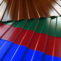 Panneaux de toiture en acier galvanisé prépeints, couleur RAL personnalisée, tôles de toiture en métal galvanisé
