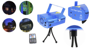 Luz láser RGB con control remoto para discoteca, mini espectáculo de luz láser para dj, para varias fiestas, KTV de Navidad, etc. - Product Image 2