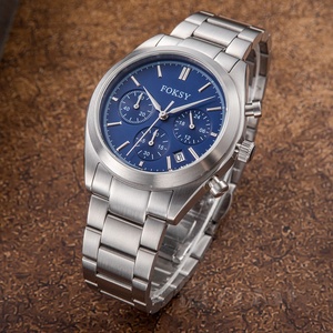 Montres chronographes pour hommes de haute qualité personnalisées <span class=keywords><strong>en</strong></span> acier inoxydable 316L <span class=keywords><strong>en</strong></span> vrac OEM ODM 50 MOQ <span class=keywords><strong>Montre</strong></span> à quartz élégante de luxe avec logo - Product Image 6