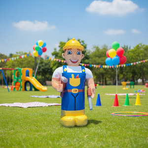 Özel Yapım Ticari Parti Bahçesi Açık Hava Dekoratif Yüksek Karikatür Figürlü Oxford Reklam Şişme Bebek - Product Image 3