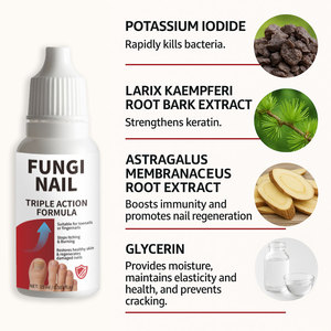 Soluzione Antifungina Transfrontaliera 15ml, Essenza Riparatrice e Idratante <span class=keywords><strong>per</strong></span> <span class=keywords><strong>Unghie</strong></span> di Piedi e Mani - Product Image 3