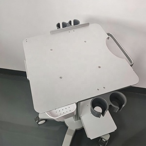 Chariot médical mobile de haute qualité avec 5 roulettes, pour échographie, ECG, unité électrochirurgicale, chariot de soins infirmiers - Product Image 6