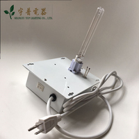 Nouveau système de conduite d'air CVC, purificateur d'air désinfectant UVC, anion double 15w 110v220v