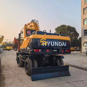 Excavadora de Ruedas Usada, Duradera y Potente, a Bajo Precio, Hyundai 210W-9 de 21 Toneladas, Modelo 2019, Motor, Caja de Cambios y Bomba de Alto Rendimiento, Poco Uso - Product Image 5