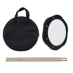 10 Inch Drum Oefenpad Met Drumsticks Draagtas Voor Training