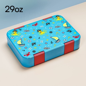 Tarro de comida <span class=keywords><strong>barato</strong></span> al por mayor de China, fiambrera para niños de 29oz, fiambrera portátil reutilizable de doble botón para estudiantes - Product Image 1
