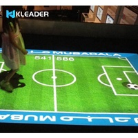 Jeu de football interactif Logiciel de projection de sol de football intérieur Expérience sportive numérique virtuelle Simulateur tactile Projecteur