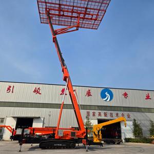 Plataforma Elevadora Hidráulica de Techo Invertida de Venta Directa de Fábrica, 21.7m de Altura de Elevación, Motor Diésel, Caja de Cambios, Elevador de Personal, Cesta Elevadora - Product Image 1