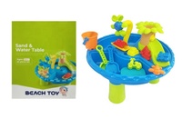 Table d'activité de sable et d'eau pour enfants jouets d'été en plein air table de sable et d'eau pour enfant jeu de plage