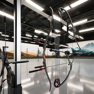 CS Recurve <strong>Bow</strong> Longbow Carbon Fiber Recurve Archery Tag <strong>Bow</strong> With Riser And Arrow For Outdoor Shooting Accessory - Product Image 3