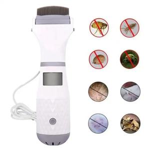 Limpiador eléctrico para <span class=keywords><strong>piojos</strong></span> y pulgas <span class=keywords><strong>de</strong></span> mascotas, peine para perros, peine al vacío para pulgas, herramientas <span class=keywords><strong>de</strong></span> aseo sostenibles blancas <span class=keywords><strong>de</strong></span> plástico, peines para el cabello, embalaje en caja <span class=keywords><strong>de</strong></span> Color - Product Image 3
