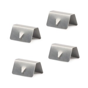 Stainless Steel <b>Car</b> Windshield <b>Clips</b> D2407 Silver For Replace Repair Auto Fastener - Product Image 1
