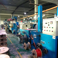 Câble optique extérieur # Ligne d'équipement d'extrusion 90 pour la production de câbles à fibres optiques, machine neuve/d'occasion