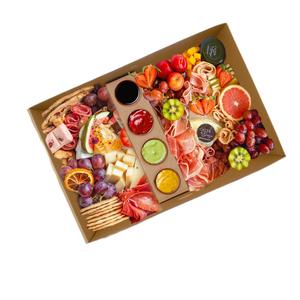 Caja de Papel Kraft para Kebab de Galletas de Chocolate, Caja para Postres, Empaque para Catering, Caja para Aperitivos con Ventana, Ecológica, para Campamento, Picnic, Fiesta - Product Image 4