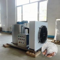 Industriële roestvrijstalen schijfijsmachine met waterkoelsysteem voor het bewaren van vis en andere waterproducten