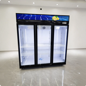 Congelador Vertical Comercial con Puerta de Vidrio, Refrigerador Combinado con 1, 2 o 3 Puertas de Vidrio para Bebidas - Product Image 6