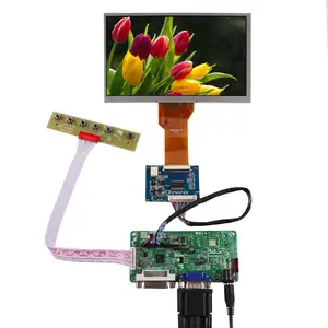 Universal Tv Controller Board Dvi Vga 50Pin Ttl Color At070Tn92 800X480 7Inch Tft Lcd Display For Advertising Outdoor