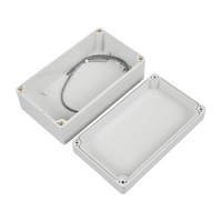 Boîtier personnalisé en plastique ABS, anti-poussière, couvercle transparent, boîte de chantier IP65, 158x90x60mm
