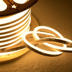 Luz de Neón Flexible de Silicona 2835, 220V, Alto Voltaje, IP65, Impermeable, Regulable, Sin Parpadeo, Sin Controlador, Decoración para Jardín y Hogar - Product Image 3