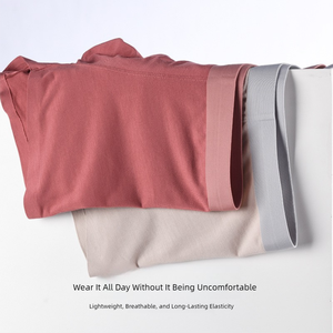 Wholesale Men's Modal Underwear Solid Color Seamless <strong>Boxer</strong> <strong>Briefs</strong> Mid Rise Breathable Bulk Order - Product Image 3