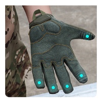 Gants tactiques de chasse unisexes TJ-OUTDOORS Gold Medal Factory, en nylon, protection contre les impacts, écran tactile, utilisation en extérieur pour