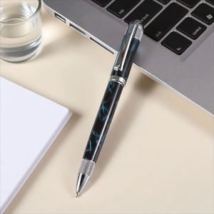 Custom <b>Light</b> Luxury Metal Ballpoint Pen 0.7mm Customizable Logo Novelty Gift Pen for Business Use Multi-Colored Ink - Product Image 5