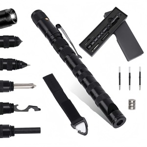 Cross-border best-selling outdoor multi-functional bionic survival pen, tungsten steel tip window breaker, EDC tactical - Product Image 2
